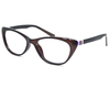 Cateye dark brown frame for women in latest shape, know for its durability WITH BLUE BLOCKER SUPERIOR LENS.