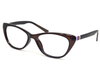 Cateye dark brown frame for women in latest shape, know for its durability WITH BLUE BLOCKER SUPERIOR LENS.