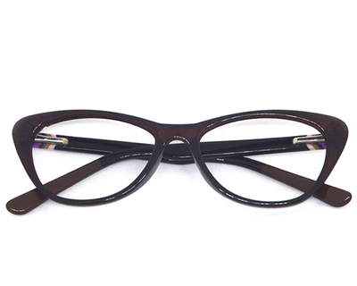 Cateye dark brown frame for women in latest shape, know for its durability WITH BLUE BLOCKER SUPERIOR LENS.