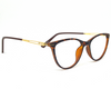 Stylish Cateye frame for women in Tiger brown (matt finish).