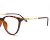 Stylish Cateye frame for women in Tiger brown (matt finish).