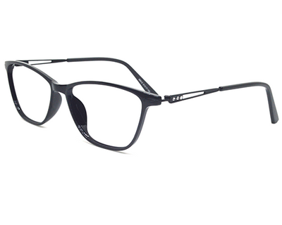 Stylish Cateye frame for women in shine black.