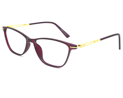 Stylish Cateye frame for women in magenta color.