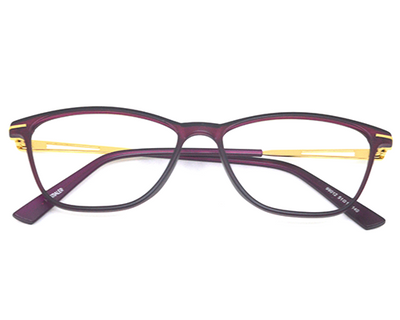 Stylish Cateye frame for women in magenta color.