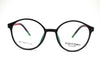 Non-breakable round frame in TR material for 8-12 years old.(Red-Black 1)