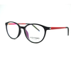 Non-breakable round frame in TR material for 8-12 years old.(Red-Black 2)