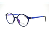 Non-breakable round frame in TR material for 8-12 years old. (Blue)