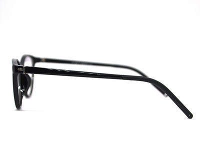 Non-breakable cateye frame in TR material for 8-12 years old.(Shine black)