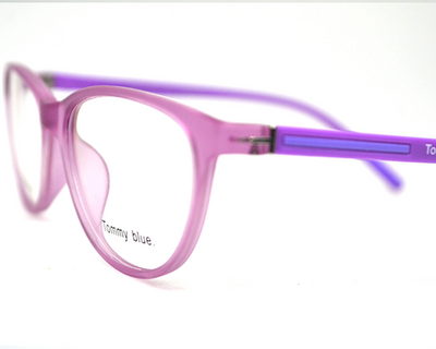 Non-breakable cateye frame in TR material for 8-12 years old.(Purple)