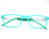 Non-breakable rectangular frame in TR material for 8-12 years old.(Turquoise)