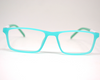 Non-breakable rectangular frame in TR material for 8-12 years old.(Turquoise)