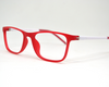 Light Red & white Non-breakable rectangular frame in TR material for 8-12 years old.