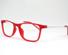 Light Red & white Non-breakable rectangular frame in TR material for 8-12 years old.