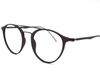 Brown Non-breakable round frame in TR material for unisex. (Dark brown)