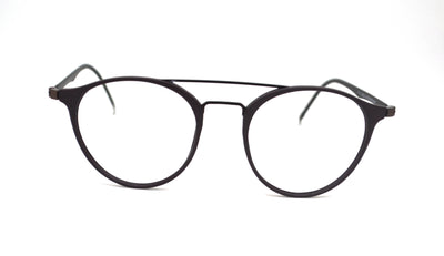 Brown Non-breakable round frame in TR material for unisex. (Dark brown)