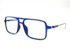 Trendy blue Non-breakable rectangular frame in TR material for unisex.(Barcelona)