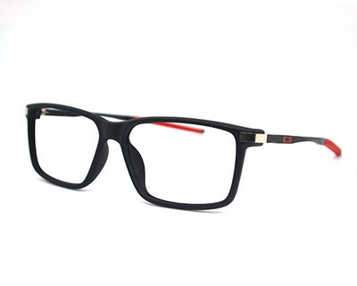 Black-Red Non-breakable rectangular Sports frame in TR material for male.