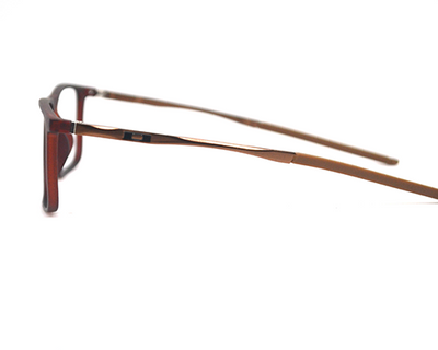 Brown Non-breakable rectangular Sports frame in TR material for male.