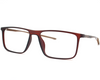 Brown Non-breakable rectangular Sports frame in TR material for male.