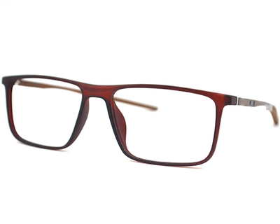 Brown Non-breakable rectangular Sports frame in TR material for male.