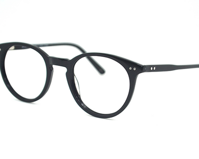 Round Black sheet frame for unisex. Known for its durability.(Black)