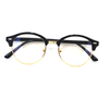 Latest Black-Gold club master metal frame in round shape for Unisex. Known for its durability.