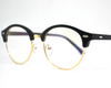 Latest Black-Gold club master metal frame in round shape for Unisex. Known for its durability.