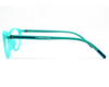 Non-breakable, cateye frame in TR material for baby between 8-12 years old.(Turquoise)