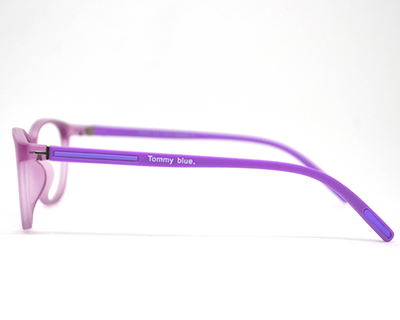 Non-breakable, cateye frame in TR material for baby between 8-12 years old.(Purple)