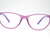 Non-breakable, cateye frame in TR material for baby between 8-12 years old.(Purple)