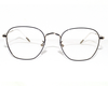 Trendy black metal frame in retro round shape WITH BLUE BLOCKER SUPERIOR LENS for unisex.