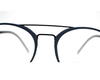 Non-breakable, round frame in TR material for unisex.(Black)