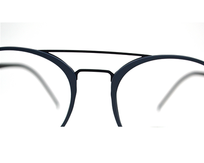 Non-breakable, round frame in TR material for unisex.(Black)