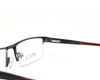 Latest metal half frame for men in black & red color. Known for it's durability.