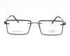 Black color light weight Rimless frame with lens cover for trendy look.