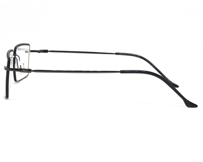 Black color light weight Rimless frame with lens cover for trendy look.