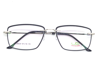 Silver Black color light weight Rimless frame with lens cover for trendy look.