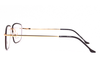 Golden Black color light weight Rimless frame with lens cover for trendy look.