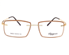 Golden Brown color light weight Rimless frame with lens cover for trendy look.