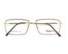 Golden Brown color light weight Rimless frame with lens cover for trendy look.