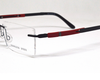 Red & Black color light weight Rimless frame for unisex.