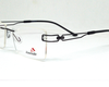 Black color light weight Rimless frame for unisex.