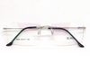 Silver color light weight Rimless frame for unisex, with spring.