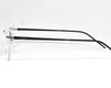 Black color light weight, aviator style Rimless frame for unisex.