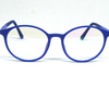 Stylish blue frame in round shape WITH BLUE BLOCKER SUPERIOR LENS for unisex.