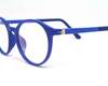 Stylish blue frame in round shape WITH BLUE BLOCKER SUPERIOR LENS for unisex.