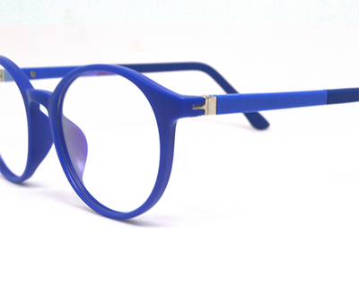 Stylish blue frame in round shape WITH BLUE BLOCKER SUPERIOR LENS for unisex.