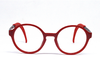 Stylish red frame in round shape WITH BLUE BLOCKER SUPERIOR LENS for 4-7 years old.