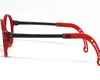 Stylish red frame in round shape WITH BLUE BLOCKER SUPERIOR LENS for 4-7 years old.