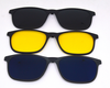 Stylish non breakable TR WAYFARER frame with three attachments (Blue, Black & yellow) for unisex.  The attachments are UV protection lens. Yellow shade can be used for night driving.